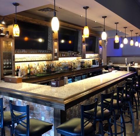 The bar at Dylan's Pub