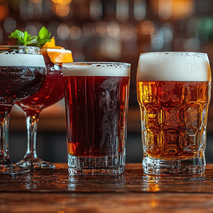 Drinks at Dylan's Pub
