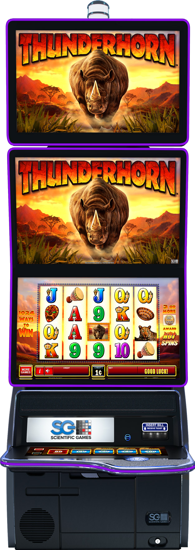 Thunderhorn slot machine